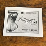 Postcard for production of Lynn Nottage's INTIMATE APPAREL